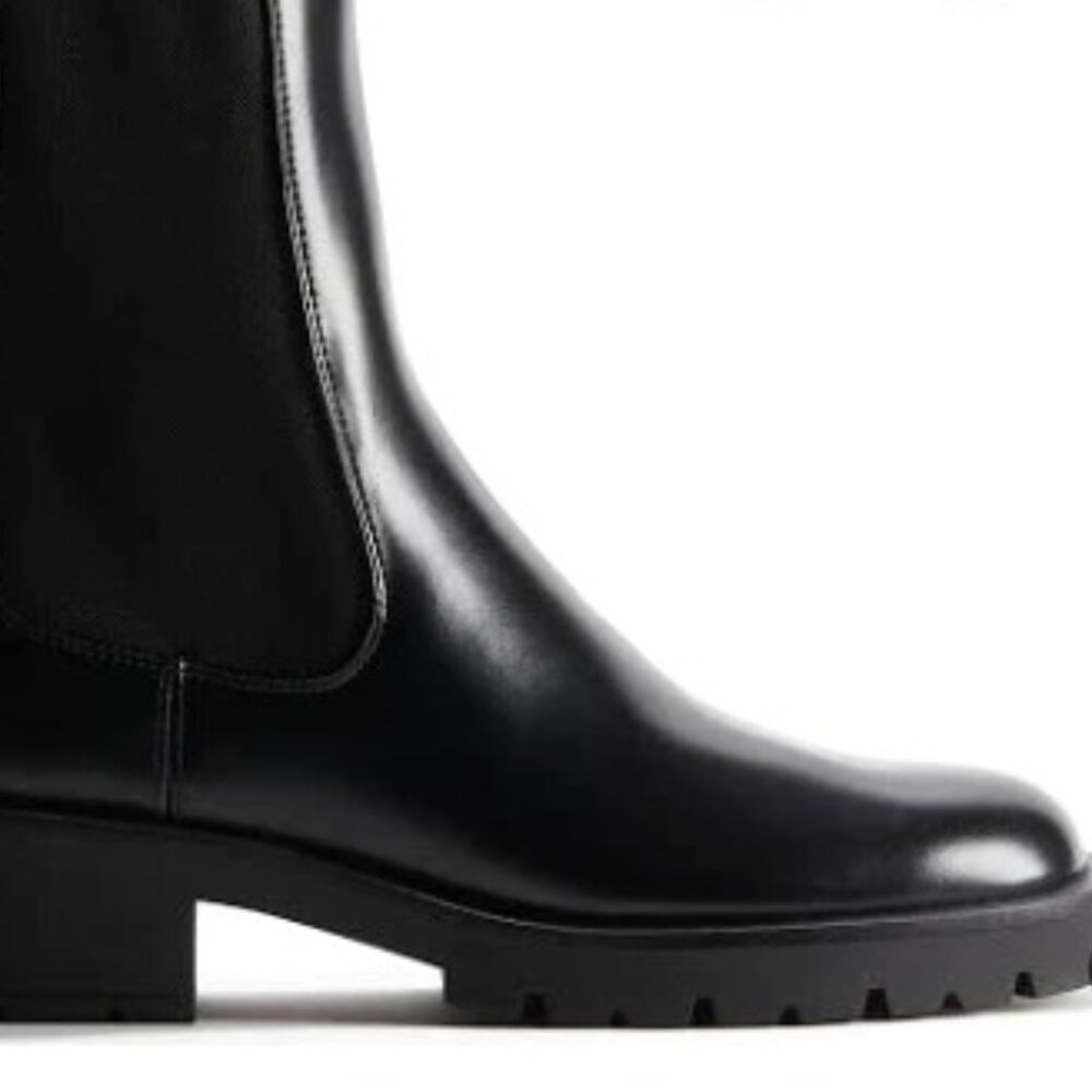H&M, Black, Womens, Size 10, Boots, Ladies Chelsea Boots